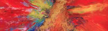 Awakening Light original uk abstract art for sale, abstract painting, UK art for sale by a UK artist.